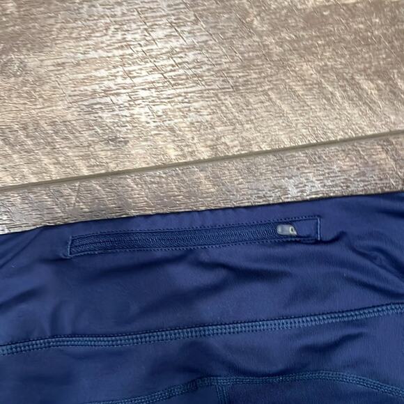 Nike Women's Dri-FIT Power Essential Cropped Running Tight Dark Blue Size S - Picture 4 of 9